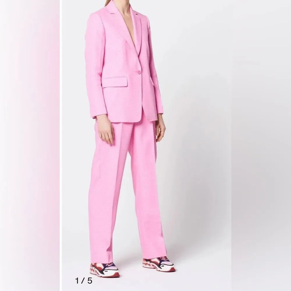 Sandro Blazer Pink Women’s Pockets Sz 36 NEW